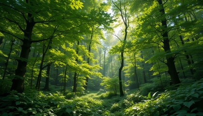 Obraz premium Serene Forest Enchantment