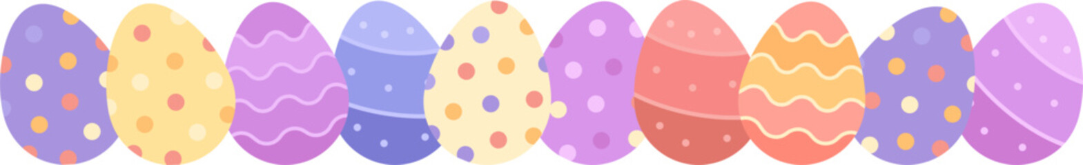 Colorful Decoration Easter Eggs Illustration Element