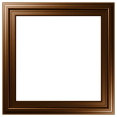 Obraz premium 3D素材_金属の額縁