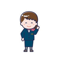 キャビンアテンダント／女性 04