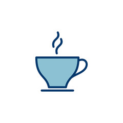 coffee cup icon vector isolated on white background. Coffee cup icon. Coffee vector icon. Tea
