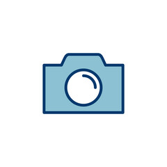 Camera Icon vector isolated on white background. Camera symbol. Camera vector icon