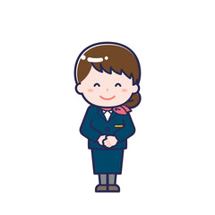 キャビンアテンダント／女性 01