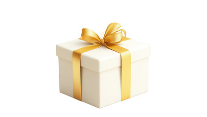 Fototapeta premium a beautifully wrapped gift box with a golden ribbon symbolizing celebration and surprise it evokes feelings of joy and anticipation for special occasions