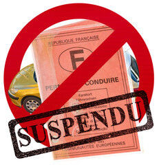Permis de conduire suspendu 