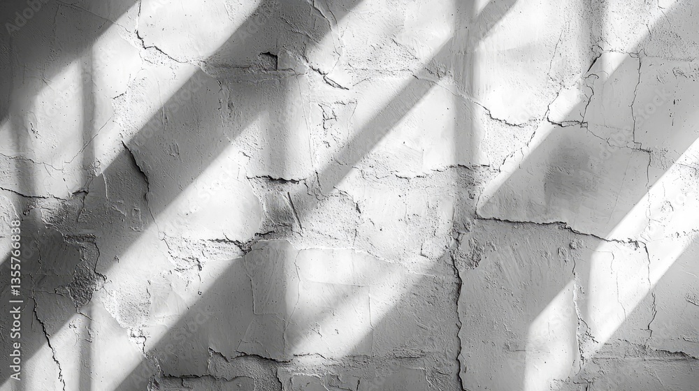Poster abstract grey wall texture: grunge concrete background with light and shadow patterns