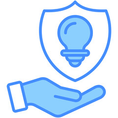 Fototapeta premium Intellectual Property Icon