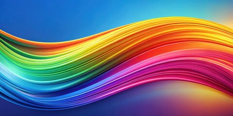 Dynamic abstract background with flowing waves, abstract art, color gradient,  abstract art