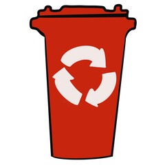 Trash can, Garbage bin, waste separation, drawing, Save the world 