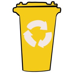 Trash can, Garbage bin, waste separation, drawing, Save the world 