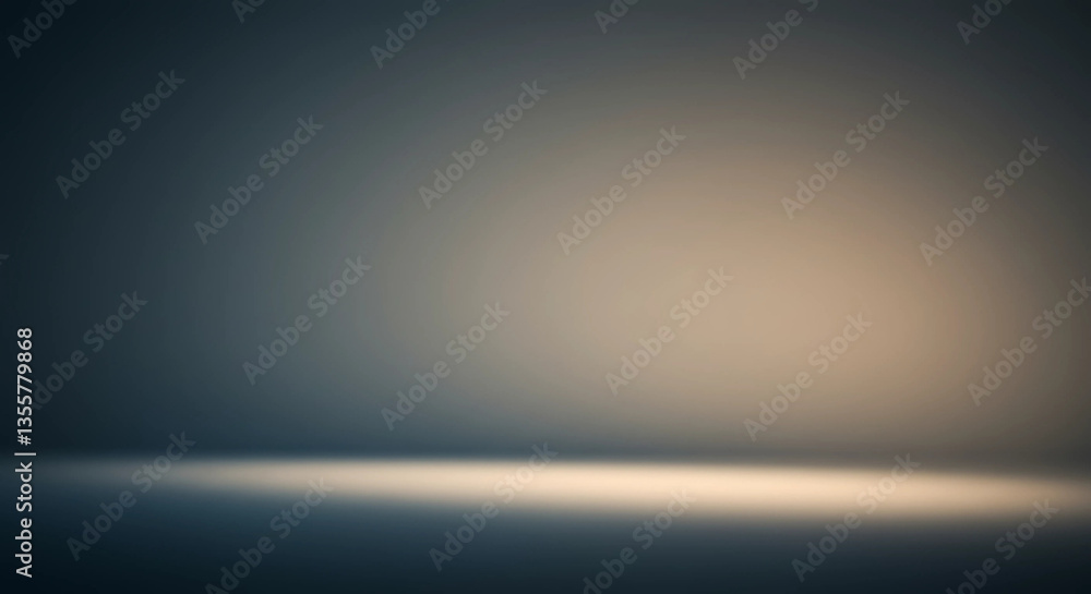 Poster a gradient background with a light horizontal stripe