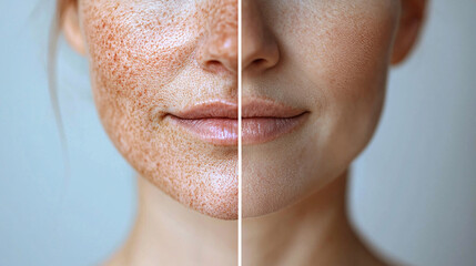 Skin Improvement Sun Damage Correction Brown Spots Reduction Facial Renewal Beauty Enhancement Treatment