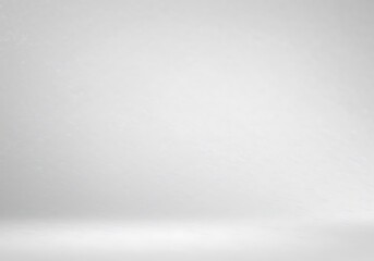 Clean Minimalist White Room Background for Product Display or Studio Shot