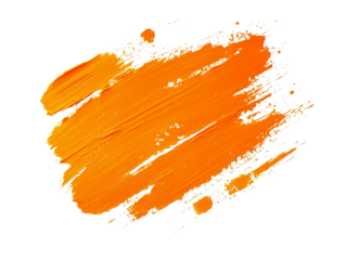 Abstract Orange Paint Stroke Texture Bold Artistic Brushstroke Background Design Element