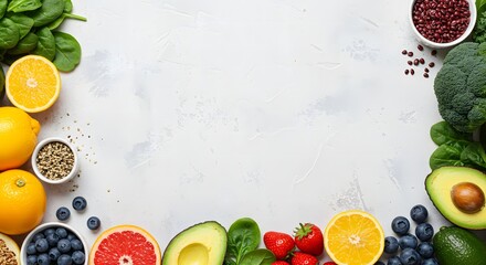 healty diet food banner