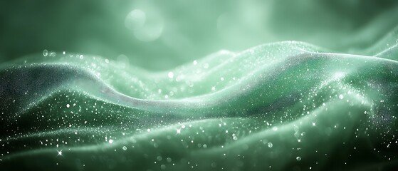 Green Fabric Texture.