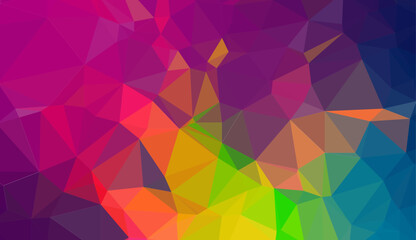 Abstract geometric triangle background, art, artistic, bright, colorful, design. Mosaic, color background. Mosaic texture