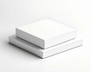 Naklejka premium Blank Boxes on a Surface