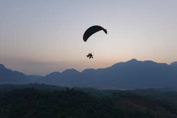 Paramotor in Laos