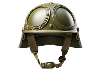 Fototapeta premium Army helmet on Isolated on transparent or white background