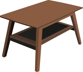 Minimalist Wooden Table