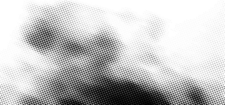 black and white halftone abstract background