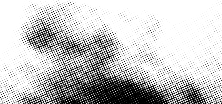 black and white halftone abstract background