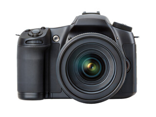 Digital photo camera isolated on transparent background. Png