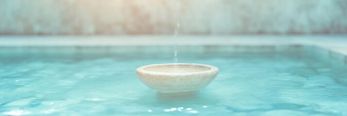 Tranquil Water Feature in Pool