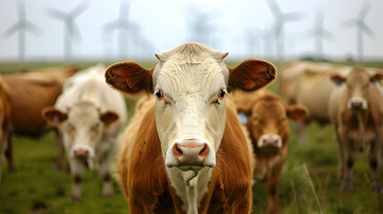 Cows on the farm
