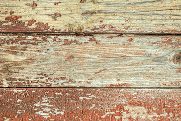 old wooden weathered background with flaked paint. high detailed texture series.