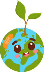 Childrens Celebrate Earth Day to Campaign Go Green in Nature