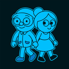 happy family with heart