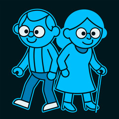 Obraz premium man and woman