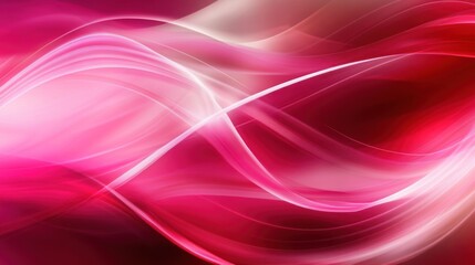 Elegant Abstract Red and Magenta Background with Beautiful Flowing Lines