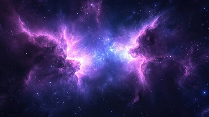 Obraz premium Magnificent Cosmic Cloud: A Stunning Display of Nebulae, Stars, and Galaxies