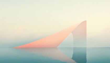 Abstract Structure Misty Water