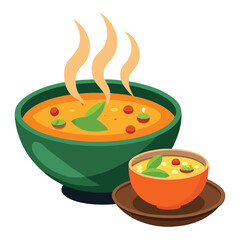 Hot and Hearty Tomato Soup with Croutons