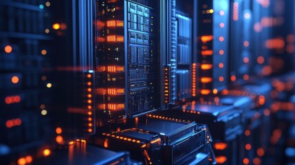 Data Center Infrastructure: High-Performance Computing and Server Room Details
