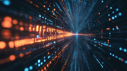 Abstract Data Stream: Digital Network Connections in Cyberspace