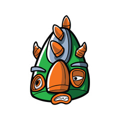 Cool Graphic Head Illustration Graffiti Street art