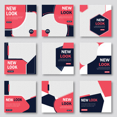 Fashion sale social media post template