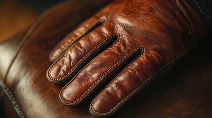 Luxury Leather Gloves: Handcrafted Detail