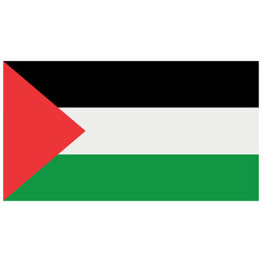 Flag of Palestine State Illustration Design