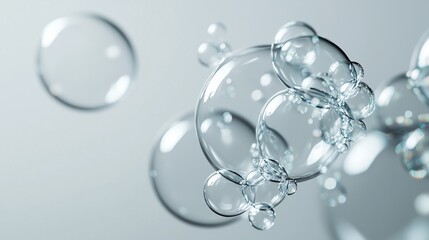 Weightless Wonders: Ethereal Floating Bubbles

