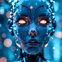 "A stunning digital brain illustration showcasing neural network and artificial intelligence concepts in glowing colors."

