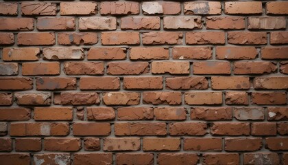 Fototapeta premium Aged Rustic Brick Wall Background with Vintage Texture for a Timeless Look