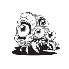 Cute Cool Skull Cartoon Vector Illustration