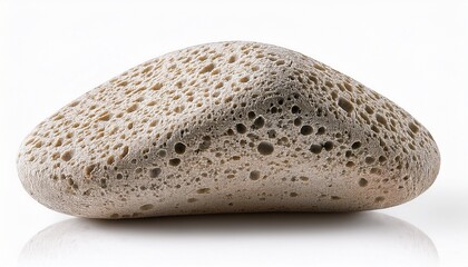 pumice stone isolated on white background