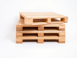Stacked Wooden Pallets